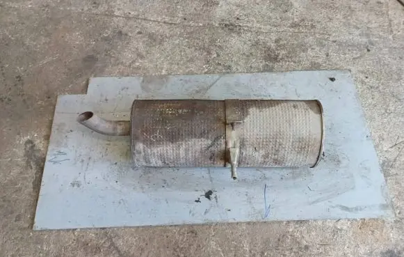 Citroen C4 I Rear muffler/silencer tail pipe 