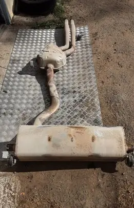 Audi Q7 4M Muffler/silencer 4M0253411H 4M0253611N
