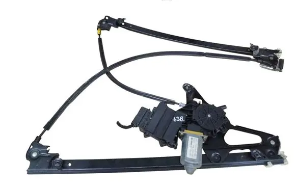 Volkswagen Sharan Front door window regulator with motor 7M3837401 7M3959801