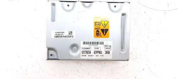 Opel Insignia A Voltage converter inverter 12779234