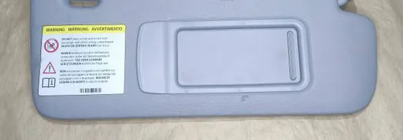 BMW X3 F25 Sun visor