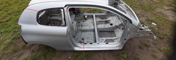 Peugeot 108 Rear quarter panel 