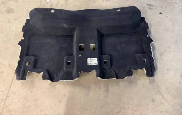 BMW X3 G01 Rear floor carpet liner 7446643 744664311