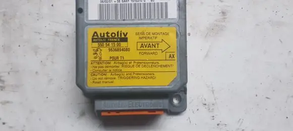 Peugeot 206 Airbag control unit/module 9636894080