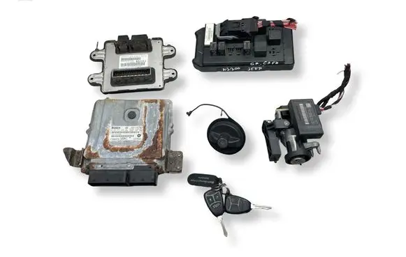 Jeep Grand Cherokee (WK) Engine ECU kit and lock set 0281011999 1039S10672 P56044189AI