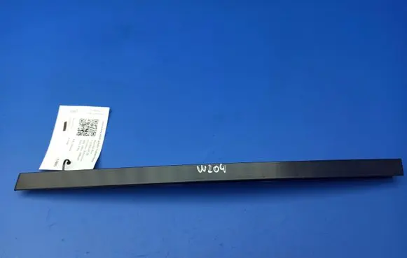 Rear door glass trim molding