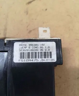 Peugeot 307 Front door window regulator with motor 997832101 9634456980 0536010902