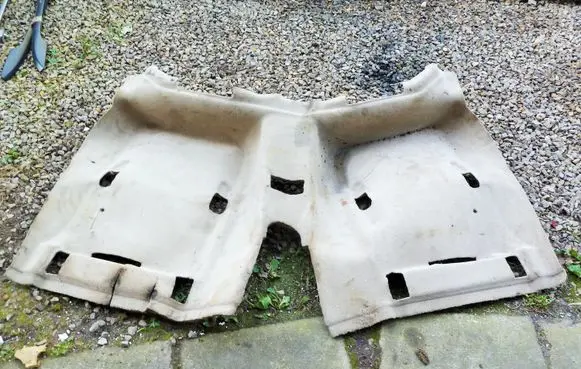 Mercedes-Benz C W204 Rear floor carpet liner 