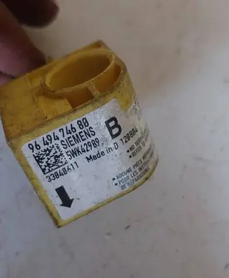 Peugeot 307 Airbag deployment crash/impact sensor 9649474680 5WK42989 33040611