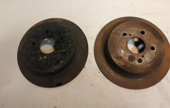 Rear brake disc