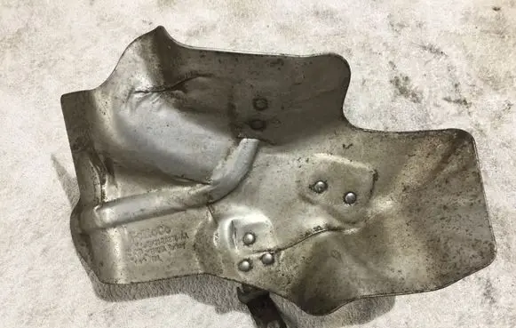 Heat shield in engine bay