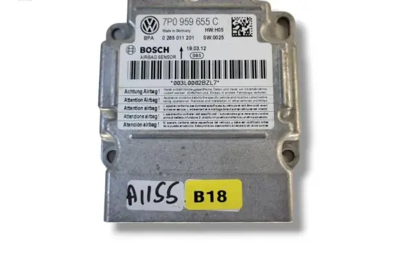 Volkswagen Touareg II Airbag control unit/module 7P0959655C 0285011201 003L0002BZL7