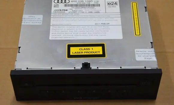 Volkswagen Touareg II CD/DVD changer 4H0035108D
