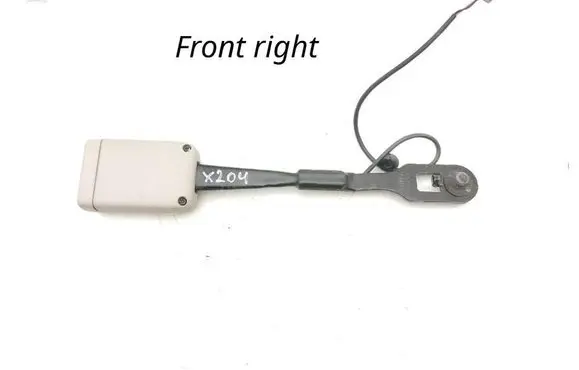Front seatbelt buckle