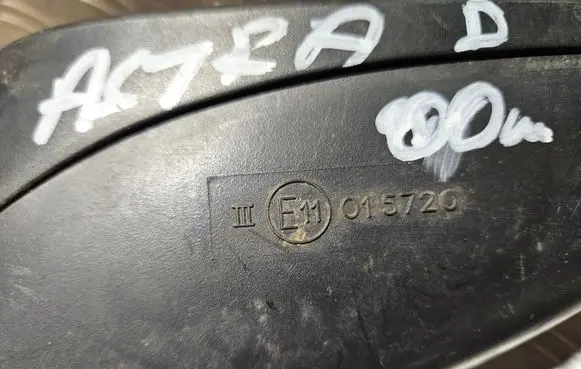Opel Astra G Manual wing mirror 015720