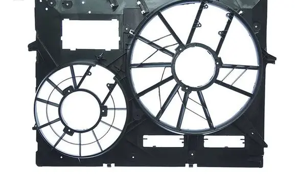 Audi Q7 4L Radiator cooling fan shroud 7L0121207D 7L0121203F