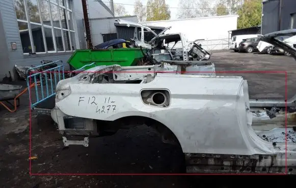 BMW 6 F12 F13 Rear quarter panel 7263808