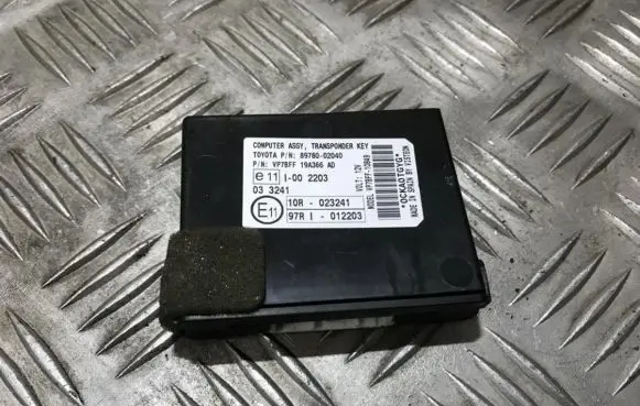 Toyota Auris 150 Immobilizer control unit/module 8978002040 89780-02040