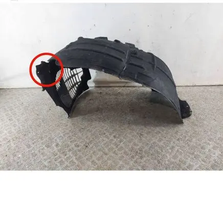 Porsche Taycan 9J1 Front wheel arch liner splash guards 9J1810907X