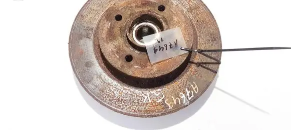 Citroen C4 I Picasso Rear brake disc neventiliuojamas