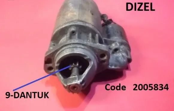 Mercedes-Benz 100 W631 Starter motor 2005834