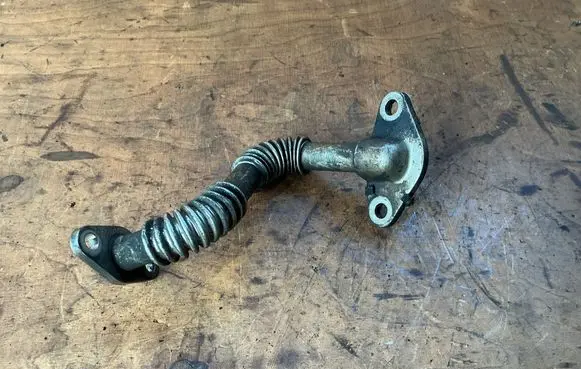 Opel Vectra C Turbo turbocharger oiling pipe/hose 55182896