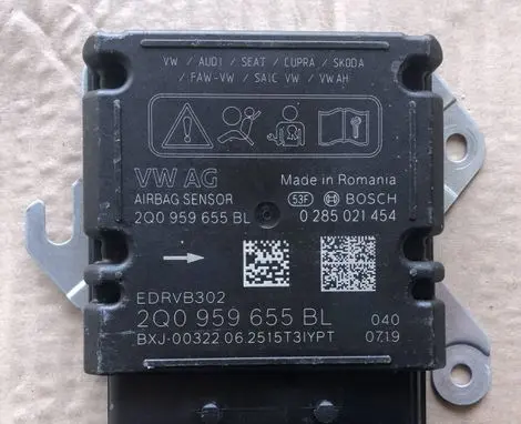 Audi A1 Airbag control unit/module 2Q0959655BL 0285021454