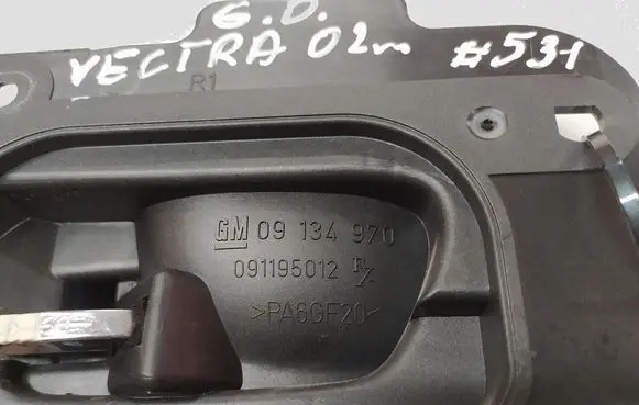 Opel Vectra B Rear door interior handle 09134970 091195012