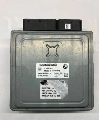 BMW 1 E81 E87 Engine control unit/module 7599881 5WK93729 MSD812