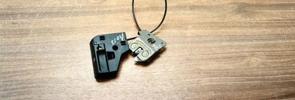BMW 3 F30 F35 F31 Seat back rest lock catch 52207112863 7112863 1241780100