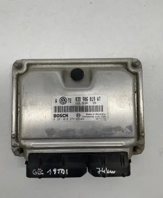 Volkswagen Golf IV Engine control unit/module 038906019AT 1039S00725 0281010974