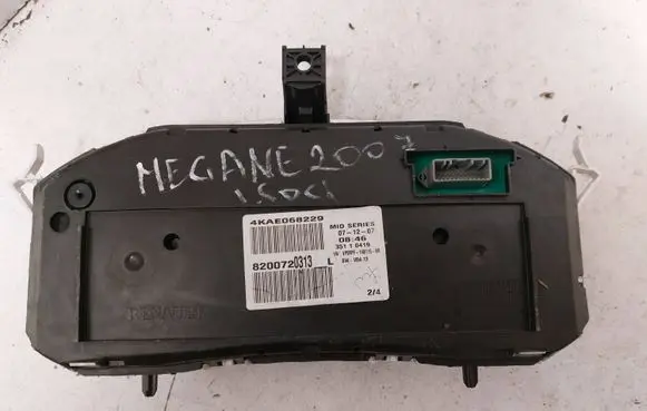 Renault Megane II Speedometer (instrument cluster) 8200720313 35110419 4KAE068229
