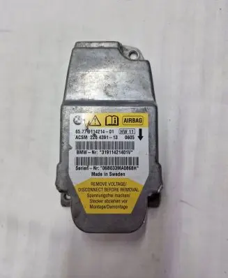 BMW 5 E60 E61 Airbag control unit/module 31911421401V 220439113 9114214