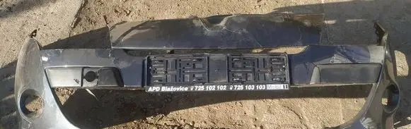 Renault Megane III Front bumper pilkas