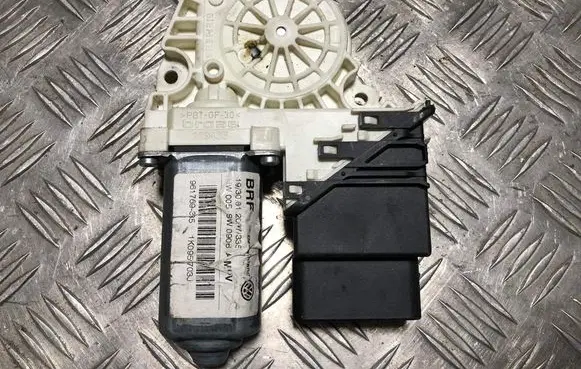 Skoda Octavia Mk2 (1Z) Rear door window regulator with motor 2007335 1K0959703J 961769335