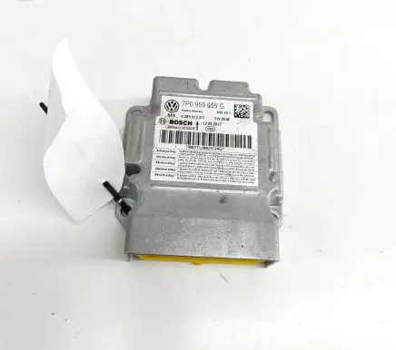 Volkswagen Touareg II Airbag control unit/module 7P0959655G 0285013371