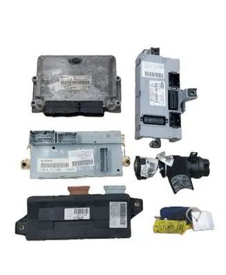 Fiat Stilo Engine ECU kit and lock set 55181457 0281010337