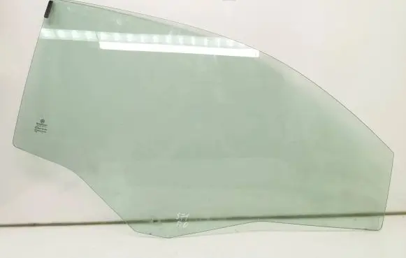 Fiat 500 Front door window glass four-door 43R001583 As2m3232DOT682