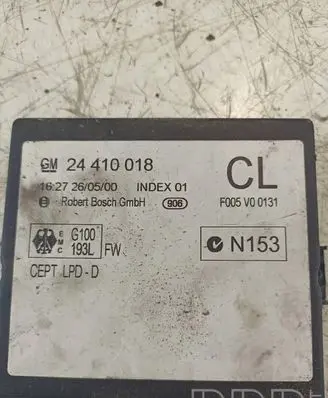 Opel Zafira A Comfort/convenience module 24410018 F005V00131