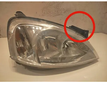 Opel Combo C Headlight/headlamp 89312829 088886 527620