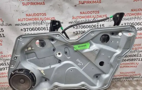 Volkswagen Golf IV Front window lifting mechanism without motor 1M0837756