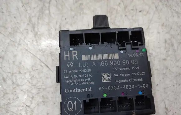 Mercedes-Benz ML W166 Door control unit/module A1669008009