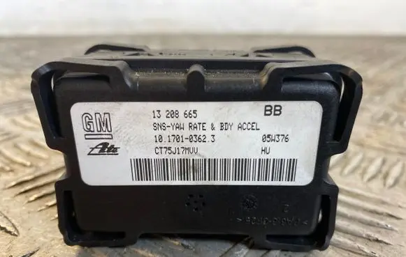 Opel Zafira B ESP acceleration yaw rate sensor 13208665 CT75J17MVV 10170103623