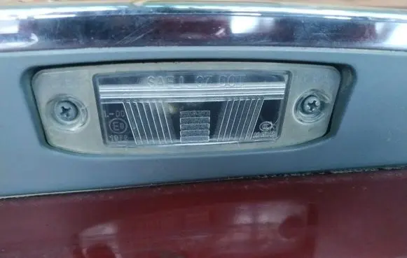 Hyundai Sonata Number plate light