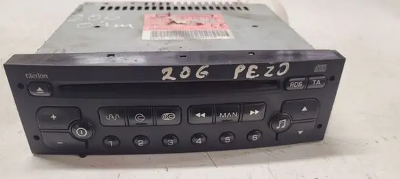 Peugeot 206 Radio/CD/DVD/GPS head unit 96565718XT
