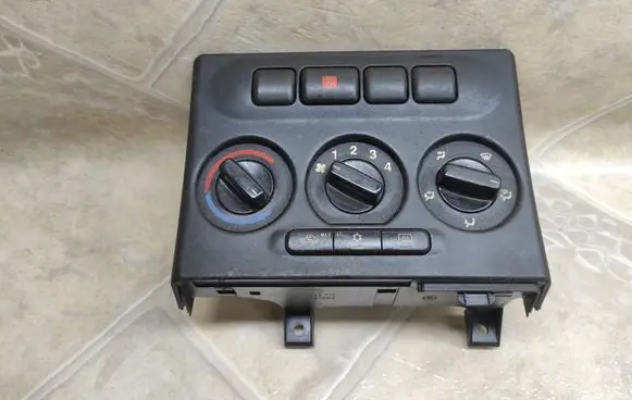 Opel Zafira A Climate control unit 90589777