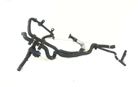 Volkswagen Touareg II Engine coolant pipe/hose 7P6121156E 7L0121109F 1J0819809