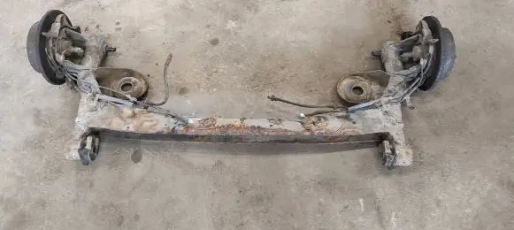 Rear axle beam