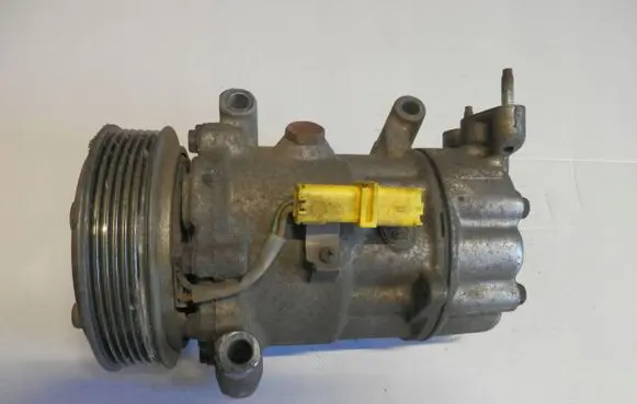 Peugeot 206 Air conditioning (A/C) compressor (pump) 9655191580