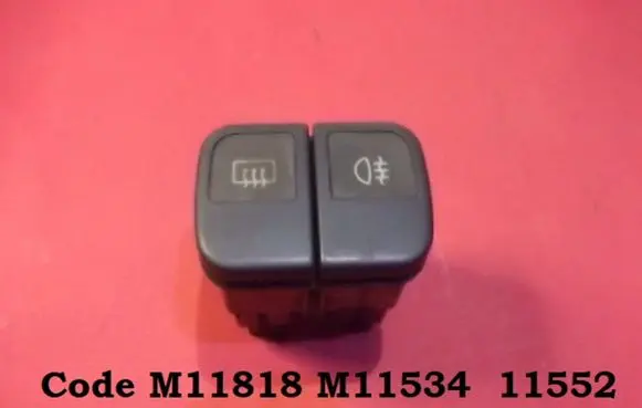Windscreen/window heater switch